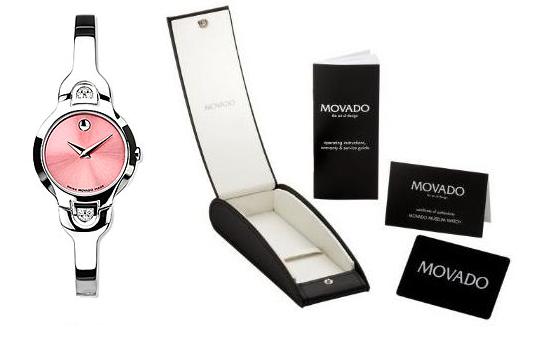 Movado Kara Womens Pink Dial Steel Watch Movado Kara Womens Pink Dial Steel Watch