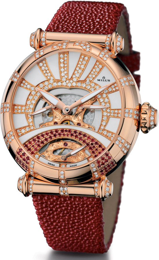 Milus Merea TriRetrograde Seconds Skeleton Watch Milus Merea TriRetrograde Seconds Skeleton Watch