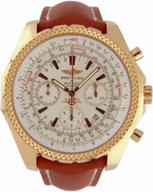 Breitling Bentley Motors Gold w/ Brown Leather