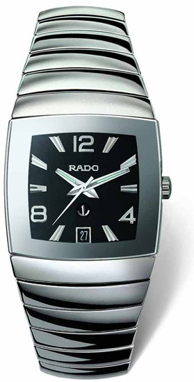 Rado Sintra Black Automatic Mens Watch