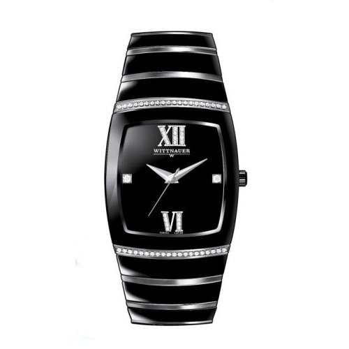 Bling Jewelry Charles Raymond Mens Black Genuine Leather Driving Watch