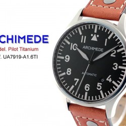 Archimede Pilot T Titanium Watch 
