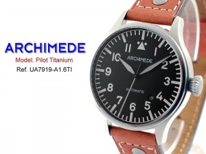 Archimede Pilot T Titanium Watch