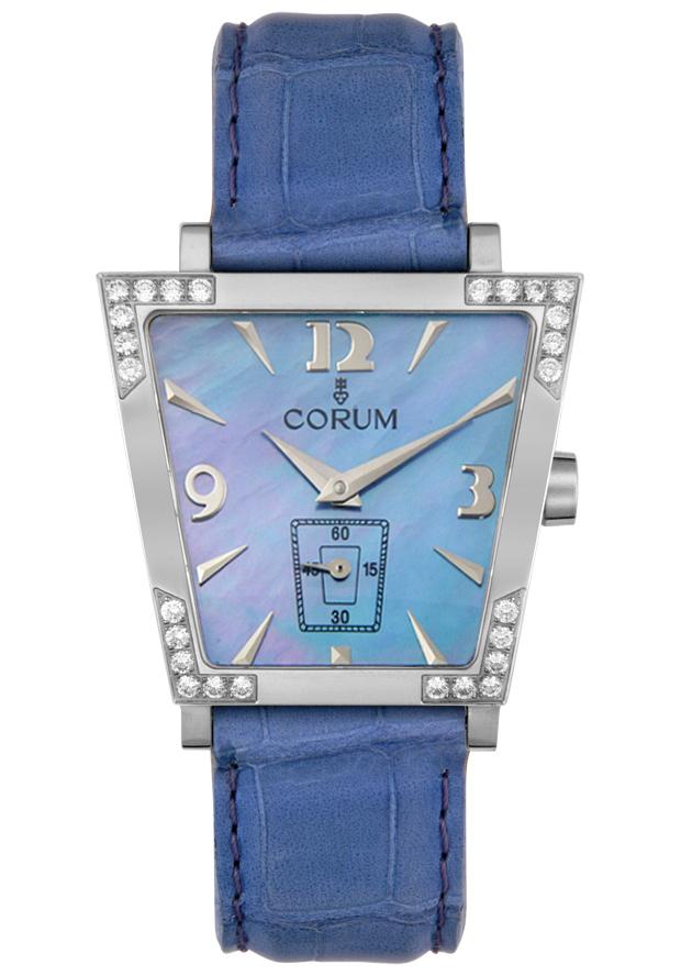 Corum Women's Trapeze Diamond Light Purple Crocodile