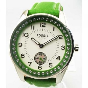 Fossil Analog White Dial Watch