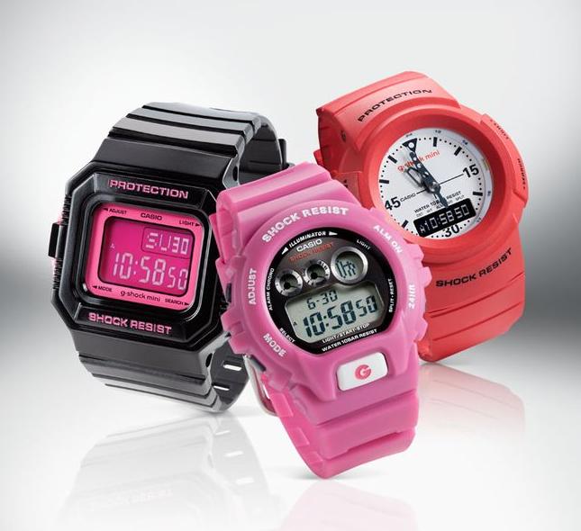 g shock with second hand womens