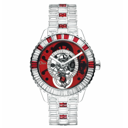 Dior Christal Tourbillon Diamonds And Rubies Watch Dior Christal Tourbillon Diamonds And Rubies Watch