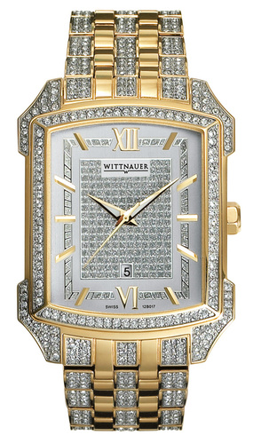 Wittnauer Krystal Collection Men's Bracelet Watch