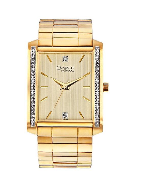 Caravelle By Bulova Diamond Mens Watch