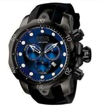 Invicta Men's Exclusive Reserve Collection Venom Chronograph Gunmetal Ion-Plated Watch #F0003