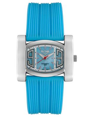 Activa Women's Baby Blue Rubber Strap 