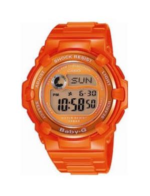 Casio Baby G Ladies Orange Resin BG-3000-4DDR Casio Baby G Ladies Orange Resin BG-3000-4DDR