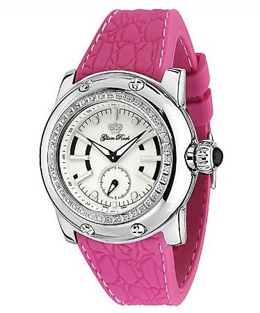 Glam Rock Women's Palm Beach Diamond Pink Silicon