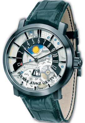 Pierre Kunz Blaktop Transparent Dial
