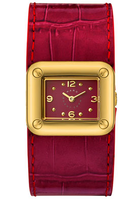 Marc by Marc Jacobs Women's Rasberry Glossy Rasberry Leather