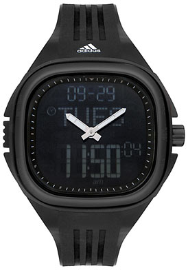 Adidas Men's Analog/Digital Multi-Function Black Polyurethane ADP3005